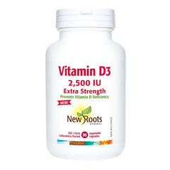 New roots - Vitamin d3 2,500 iu extra-Strength - 90 vcaps