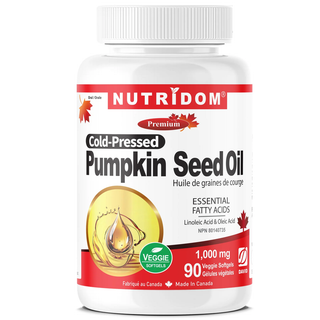 Nutridom premium - Pumpkin seed oil 1000 mg - 90 vgels