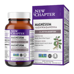 New chapter - Megnesium + ashwagandha 30vcaps