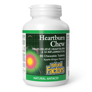 Natural factors - Hearthburn chew 90 comp