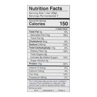 Health wise - divine caramel sea salt - 7 bars (best before: 2025-04)