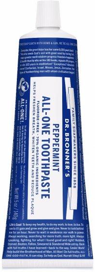 Dr. bronner's - organic toothpaste / peppermint -140g