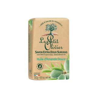 Le petit olivier - extra mild surgras soap bar : sweet almond oil - 250g