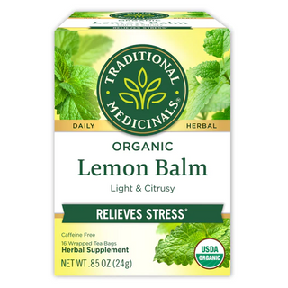 Traditional medicinals - lemon balm organic herbaltea - 16 bags