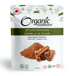 Organic traditions - Ceylon cinnamon powder - 227g