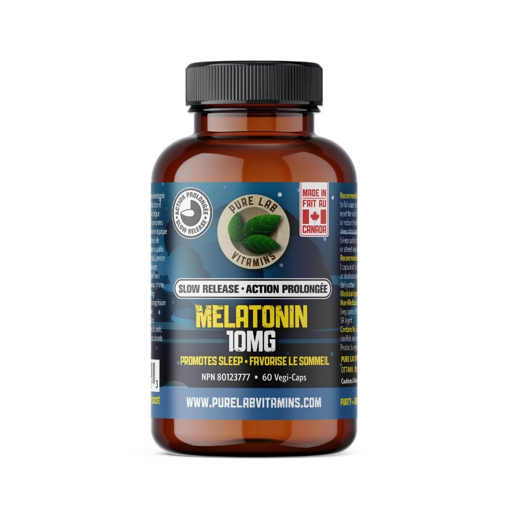 Pure lab - Melatonin 10mg - 60 sr vcaps – Win in Health