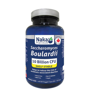 Naka - platinum saccharomyces boulardii 10b - 40 dr vcaps