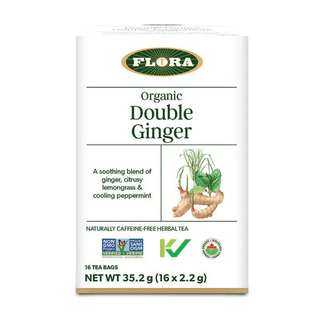 Flora - organic double ginger tea 16 tea bags
