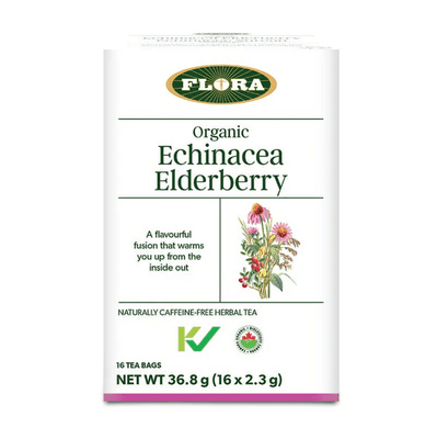 Flora - echinacea elderberry herbal tea  16 bags