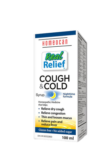 Real relief - Cough & cold syrup : nighttime - 100 ml