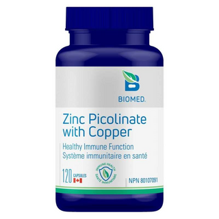 Biomed - zinc picolinate with copper - 120 caps