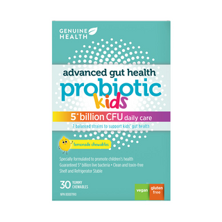 Genuine health advanced gut health kids probiotic 5b genuine health kids probiotic 5b lemonade - 30 chewtabs