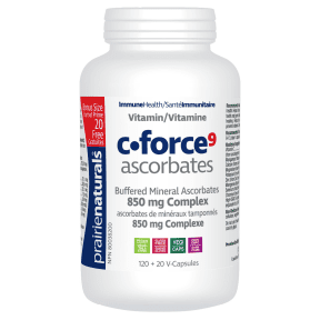 Prairie naturals - Vitamin c-Force9 ascorbates 850 mg  - 120+20 vcaps