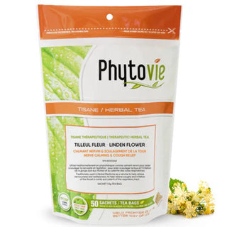 Phytovie - Linden flower (calmative, throat) herbal tea - 50 bags