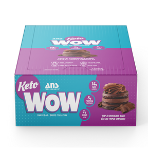Ans performance - ketowow bar triple chocolate 12 x 40 g