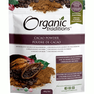 Organic traditions - cacao powder - 454g
