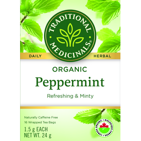 Traditional medicinals - org peppermint herbal tea - 16b