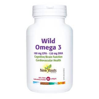 New roots - Wild omega 3 (180 epa, 120 dha) - 60 sgels