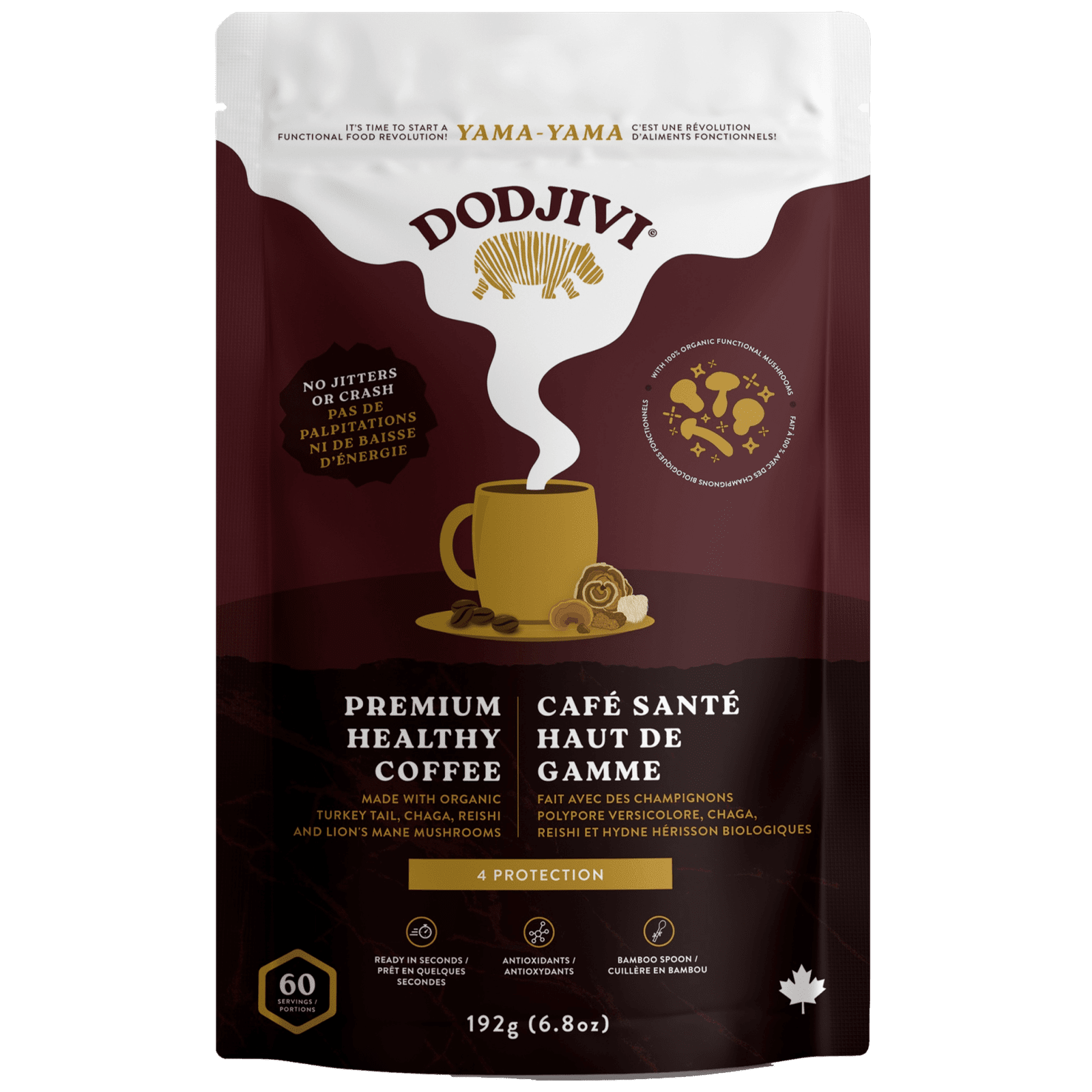Dodjivi - premium healthy mushroom coffee (4 protection) 192g