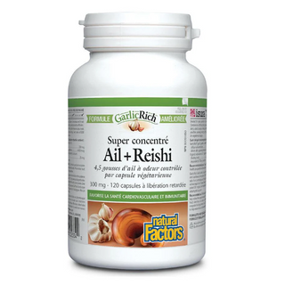 Natural factors super strength garlic + reishi