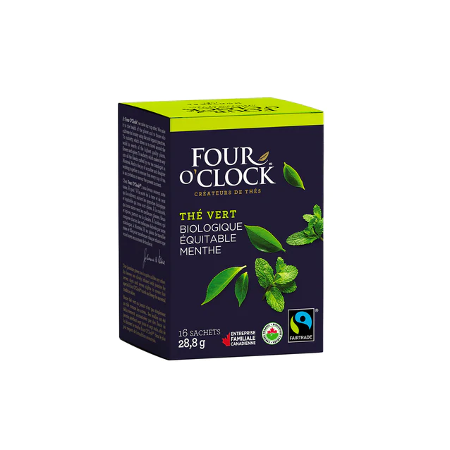 Four o clock - green tea mint org - 16bags