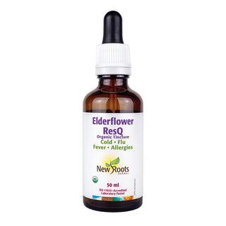 New roots - Elderberry resq - Flower tincture - Cold-Flu organic - 50 ml