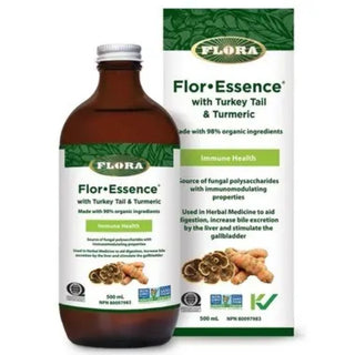 Flora - flor•essence® with turkey tail & turmeric 500 ml