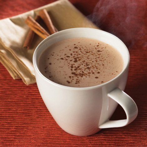 Health wise - cinnamon hot chocolate