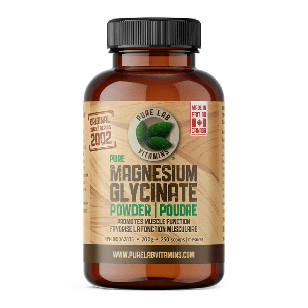 Pure lab vitamins Magnesium glycinate, 165mg - 200g powder