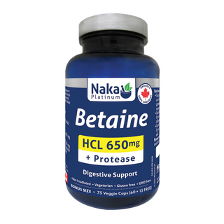 Naka - Platinum betaine hcl - 75 caps