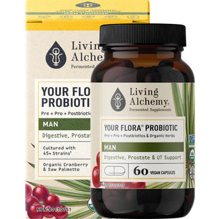 Living alchemy - Your flora probiotic man - 60 caps