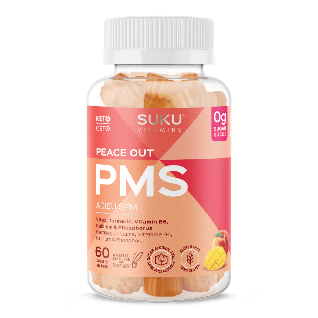 Mango Peace Suku - peace out pms / mango peach - 60 gummies – Win in Health