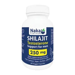 Naka - Platinum shilajit testosterone support for men 250 mg - 60 vcaps