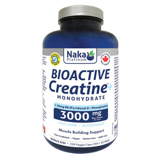 Naka - Platinum bioactive creatine monohydrate 3000/4 caps - 230 vcaps