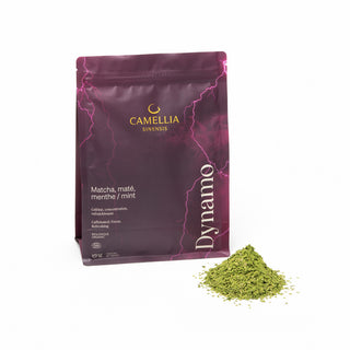 Camellia sinensis - Dynamo org, matcha yerba maté mint - 150g bag
