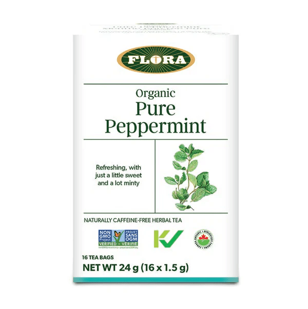 Buy Organic Pure Peppermint Tea online | 16 tea bags – Win in Health
