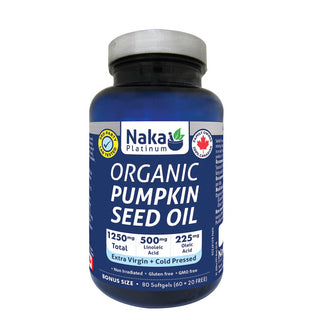 Naka - Platinum organic pumpkin seed oil - 80 sgls