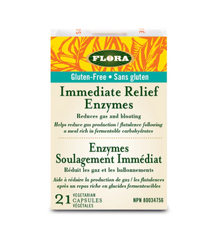 Flora - enzyme immediate relief 21 vcaps