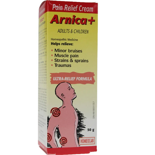 Homeocan - Arnica+, homeopathic pain relief cream - 50g