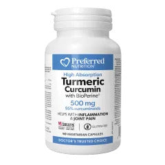 Preferred nutrition - Turmeric curcumin 500 mg - 90 vcaps