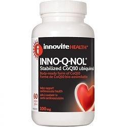 INNO-Q-NOL 100 mg (CoQ10 Ubiquinol) -Innovite Health -Gagné en Santé