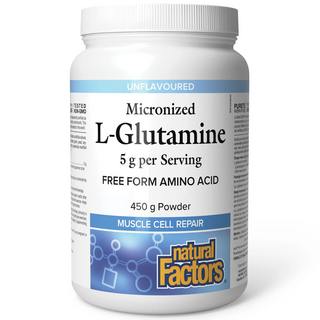 Natural factors - Micronized l-Glutamine 450 g