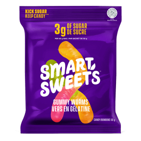 Smartsweets - gummy worms 12 x 50 g