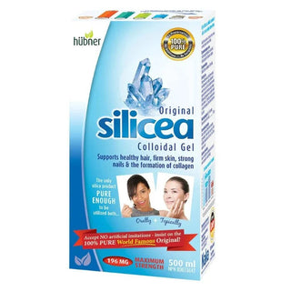 Hubner - Original silicea colloidal gel – vegan collagen booster for hair, skin & nails - 500ml