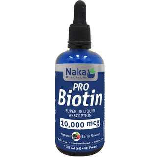 Naka - platinum pro biotin 10,000 mcg : berries - 100 ml