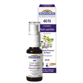 Biofloral - Bach flowers : urgency & crisis, night - 20 ml