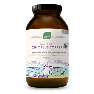 Health first - family first zinc plus copper - 150 chew tabs