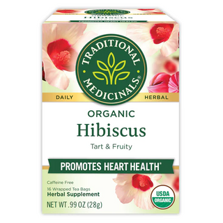 Traditional medicinals - org hibiscus herbal tea - 16b