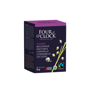Four o clock - herbal tea chamomile lemongrass - 16bags