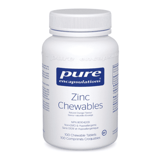 Pure encaps - zinc chewables® - 100 chew tabs